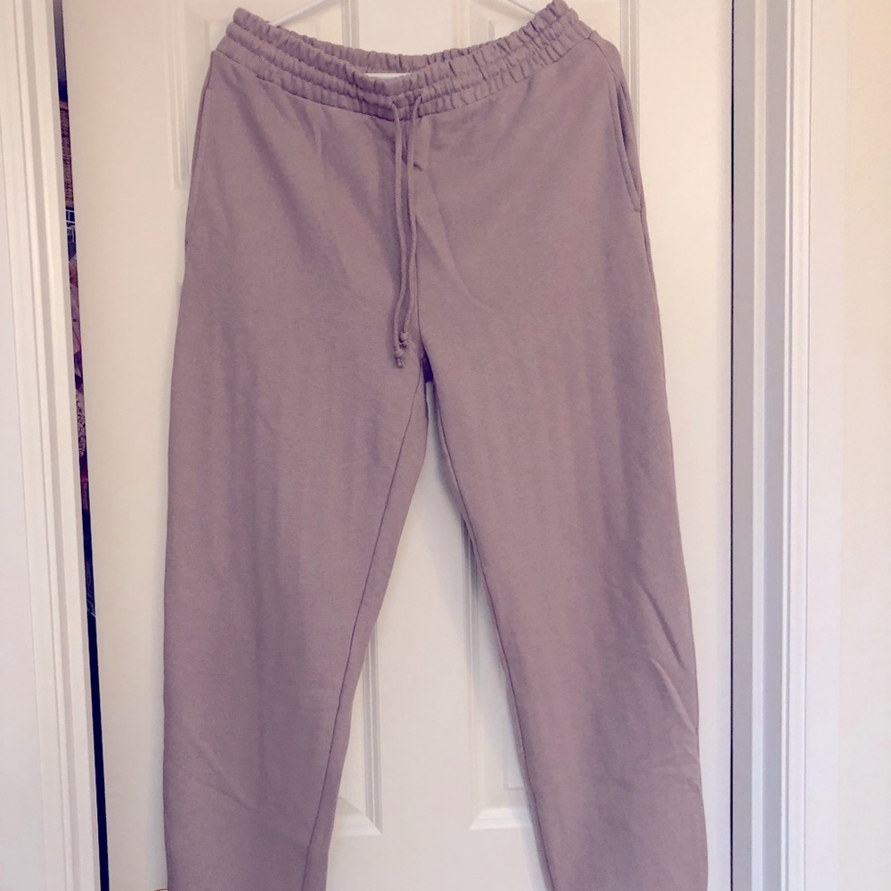 Forever 21 Sweatpants Tan